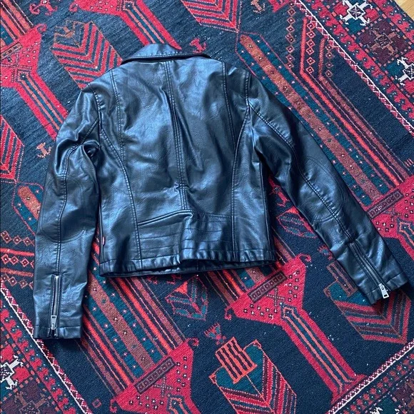 Levi’s The Classic Faux Leather Moto Jacket BNWOT - Picture 3 of 7
